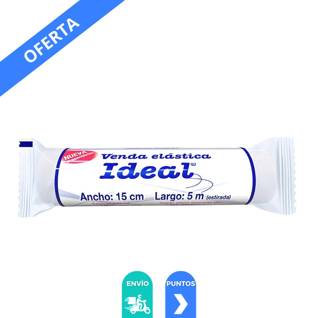 [4711] VENDA ELASTICA IDEAL 15 CM X 5 M PIEZA LEROY