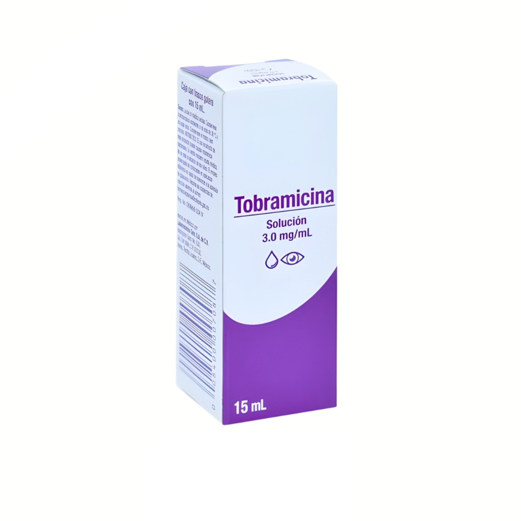 TOBRAMICINA SOL OFTALMICA 3 MG/ML FCO GOTERO C/15 ML LAB GRIN