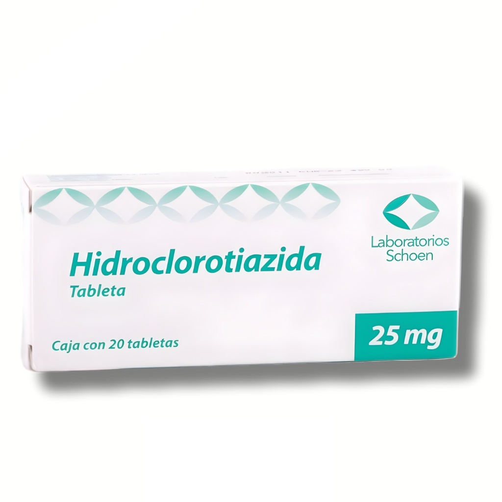 HIDROCLOROTIAZIDA 25 MG C/20 TAB LAB SCHOEN