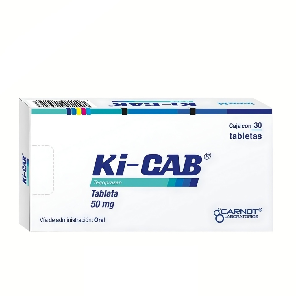 KI-CAB 50 MG C/30 TAB TEGOPRAZAN LAB CARNOT