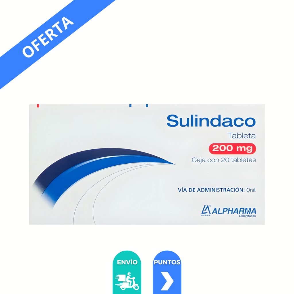 [4737] SULINDACO 200 MG C/20 TAB LAB ALPHARMA