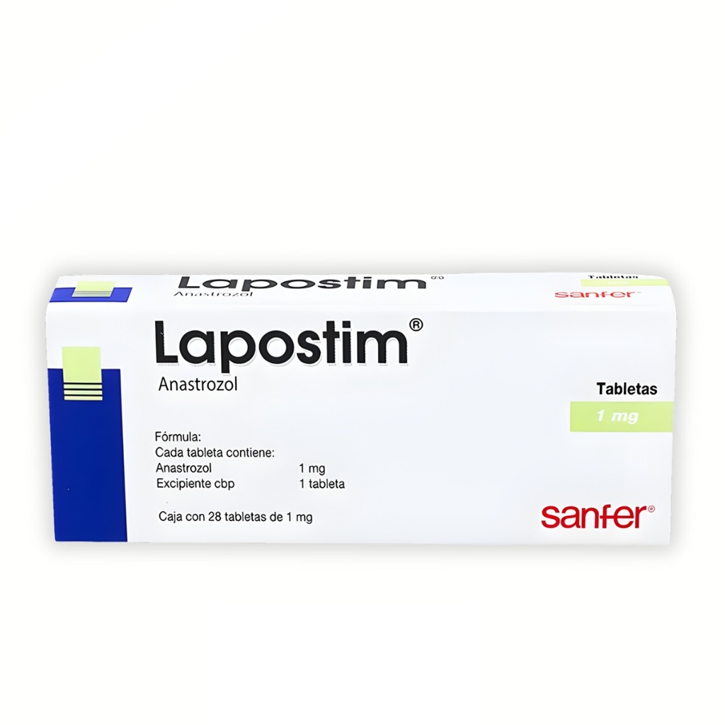 LAPOSTIM 1 MG C/28 TAB ANASTROZOL LAB SANFER