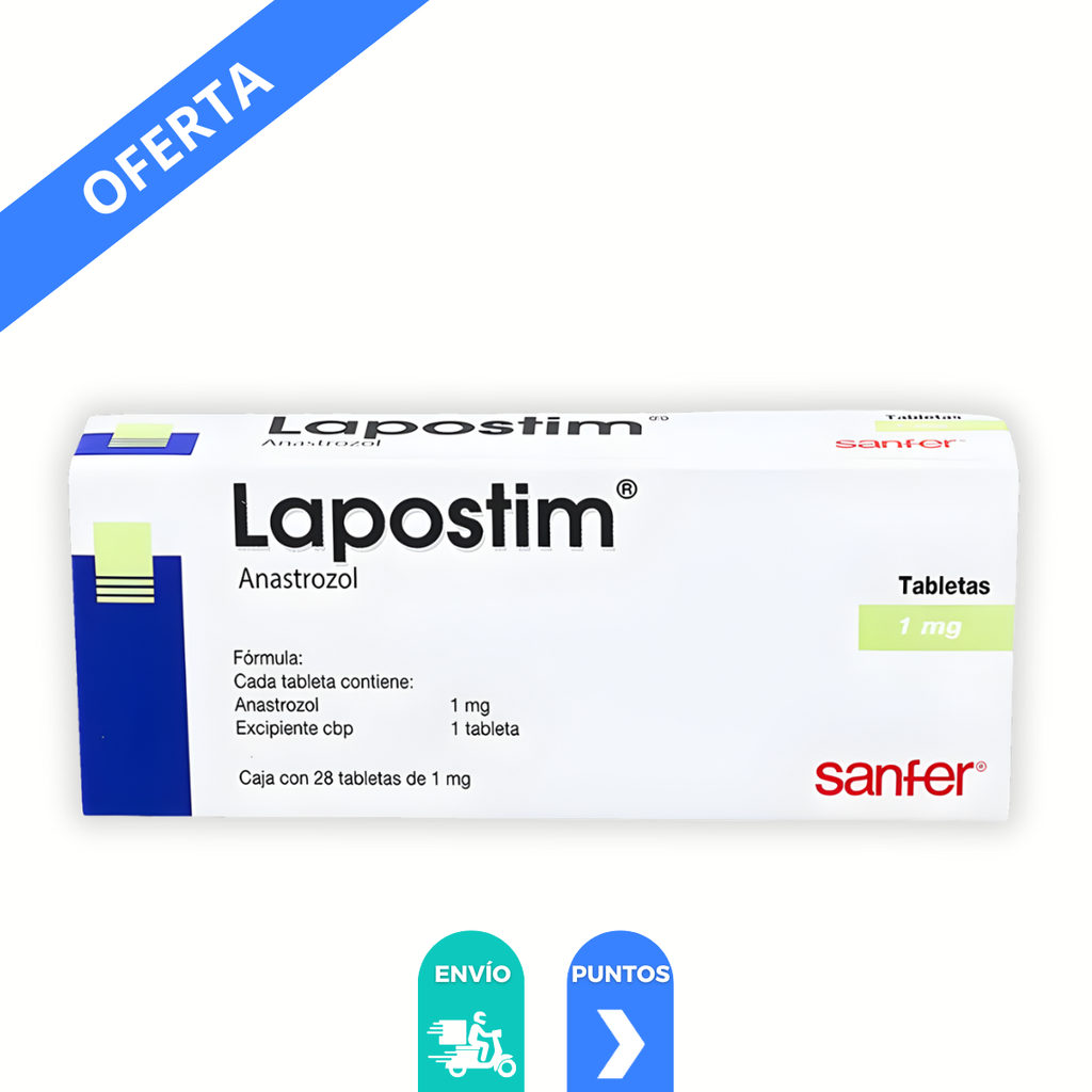 LAPOSTIM 1 MG C/28 TAB ANASTROZOL LAB SANFER