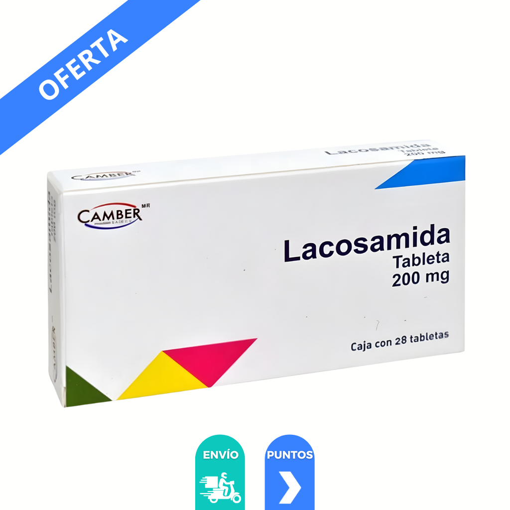 LACOSAMIDA 200 MG C/28 TAB LAB CAMBER
