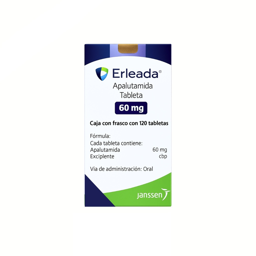 ERLEADA 60 MG C/120 TAB APALUTAMIDA LAB JANSSEN