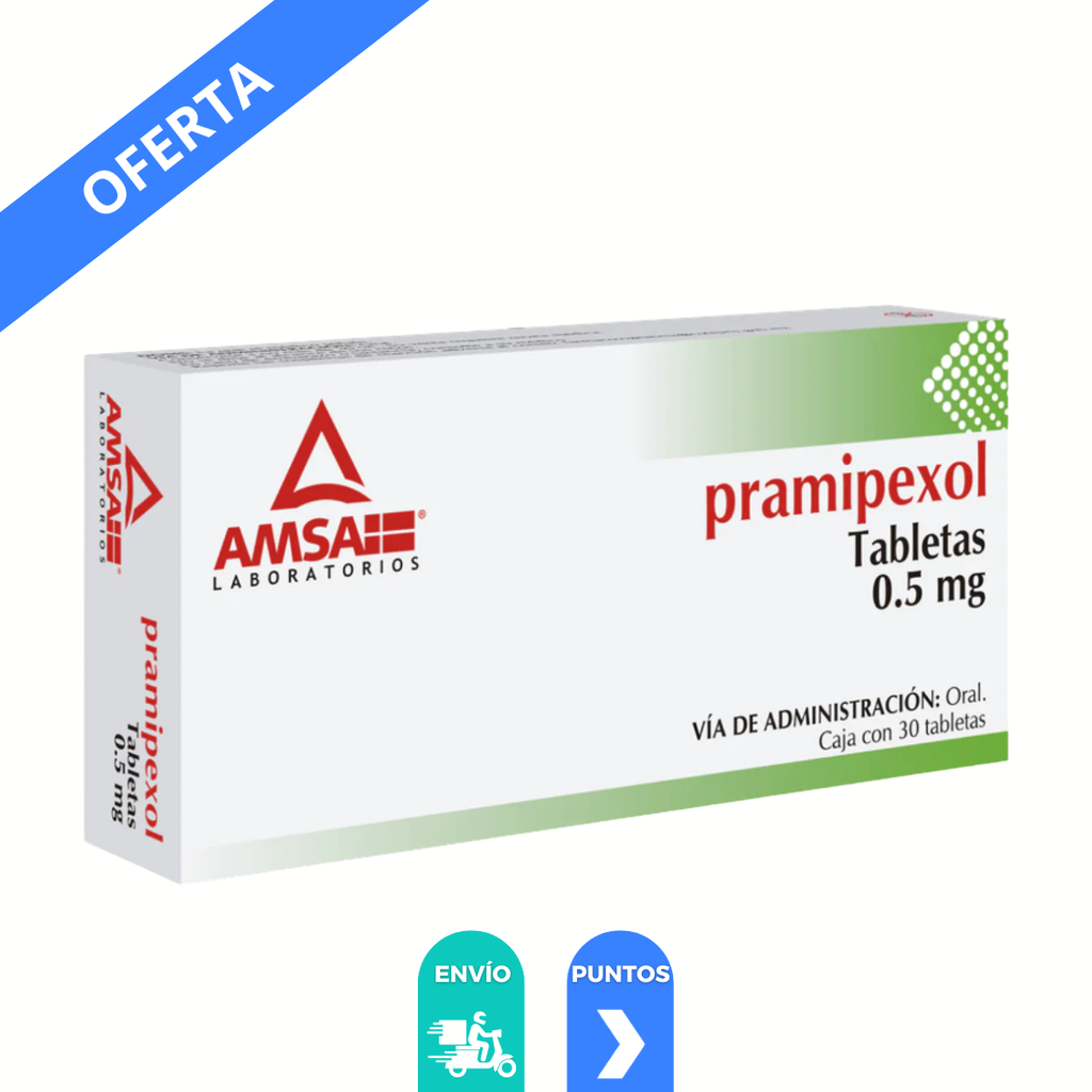 PRAMIPEXOL 0.5 MG C/30 TAB LAB AMSA