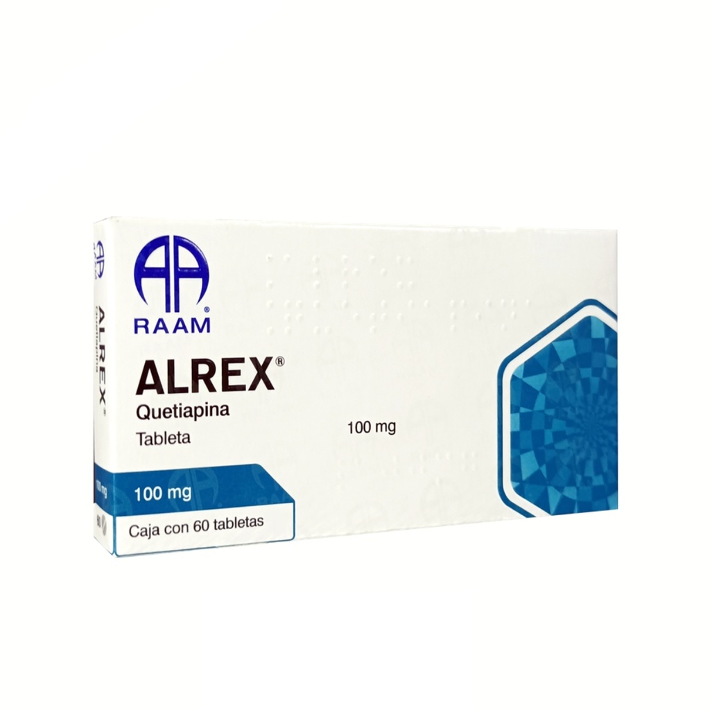 QUETIAPINA 100 MG C/60 TAB ALREX LAB RAAM