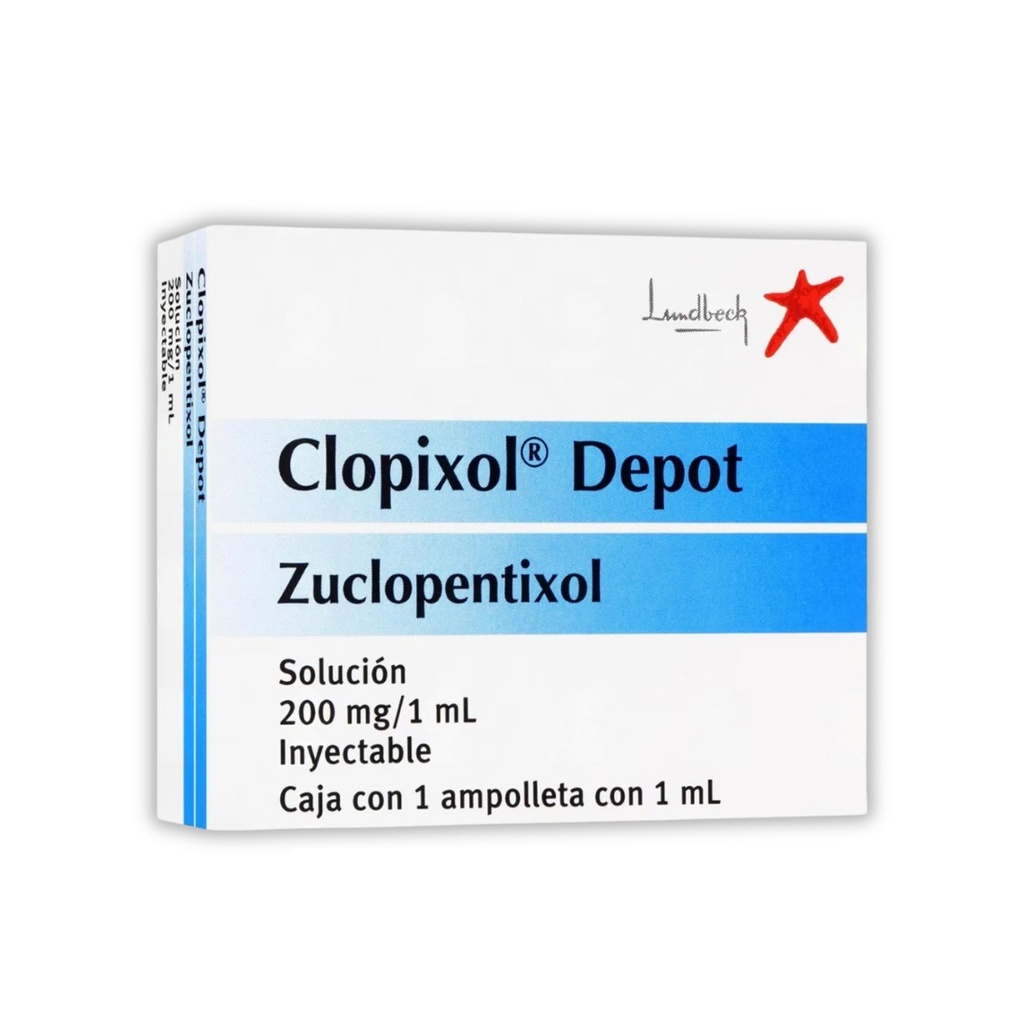 CLOPIXOL DEPOT SOL INY 200 MG/ML ZUCLOPENTIXOL LAB LUNDBECK