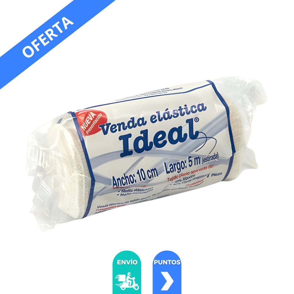 VENDA ELASTICA IDEAL 10 CM X 5 M PIEZA LEROY