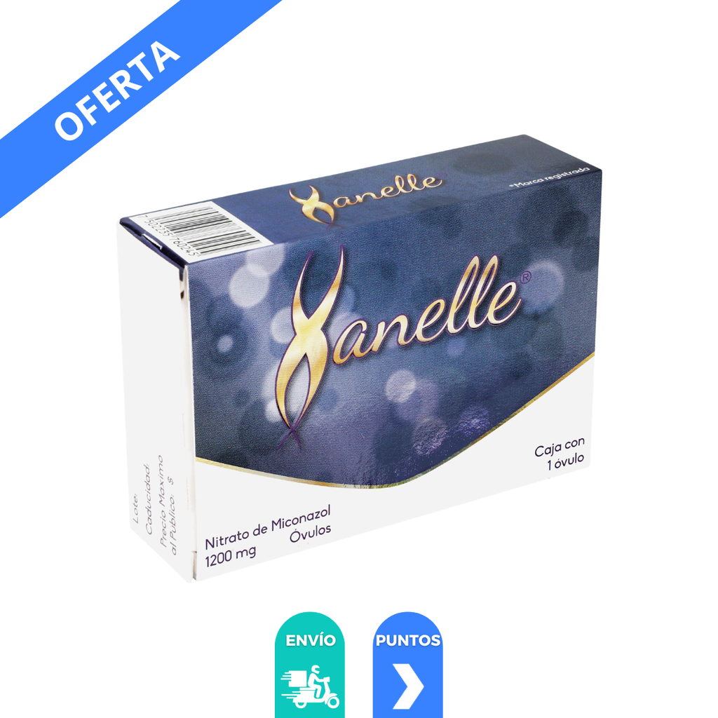 XANELLE 1200 MG C/1 OVULO NITRATO DE MICONAZOL LAB EXELTIS