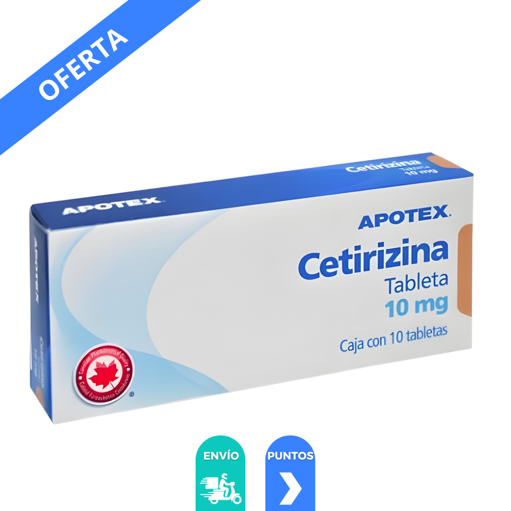 [4814] CETIRIZINA 10 MG C/10 TAB LAB APOTEX