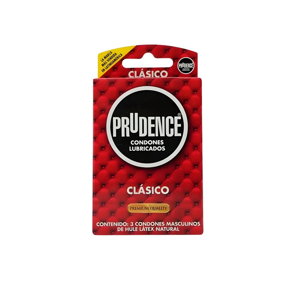 PRESERVATIVO PRUDENCE CLASICO C/3 PZAS LAB DKT