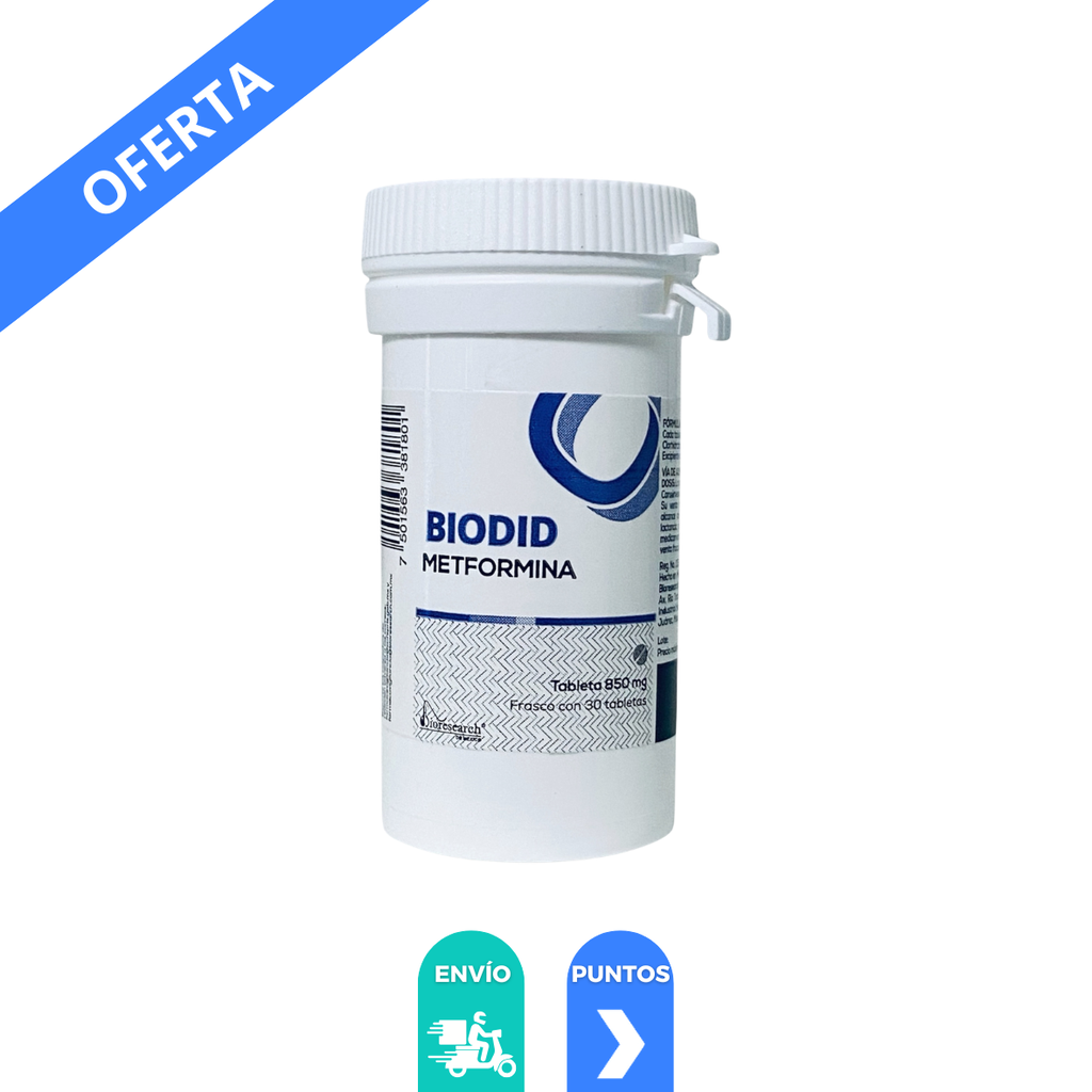 [4820] METFORMINA 850 MG C/30 TAB BIODID LAB BIORESEARCH