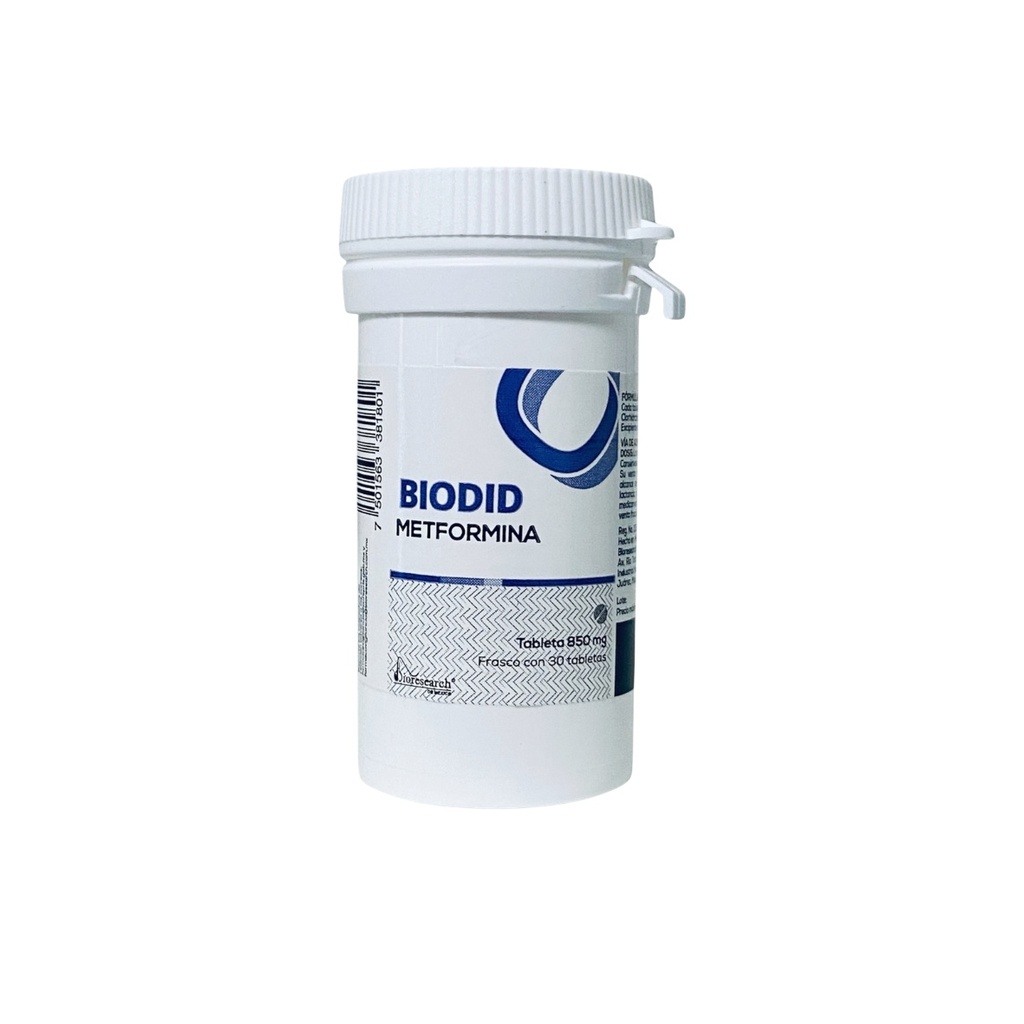 METFORMINA 850 MG C/30 TAB BIODID LAB BIORESEARCH