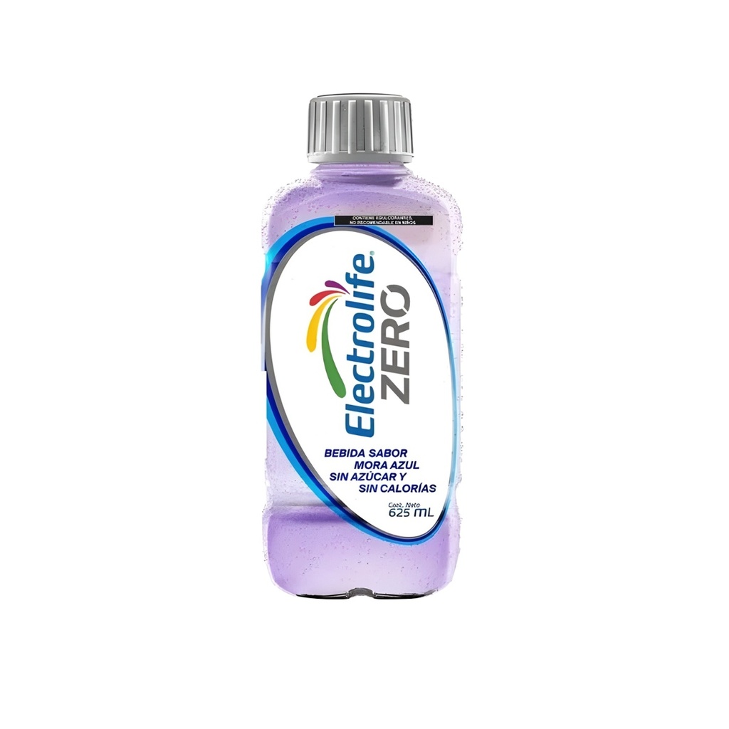 ELECTROLIFE ZERO HIDRATANTE MORA AZUL 625 ML LAB PISA