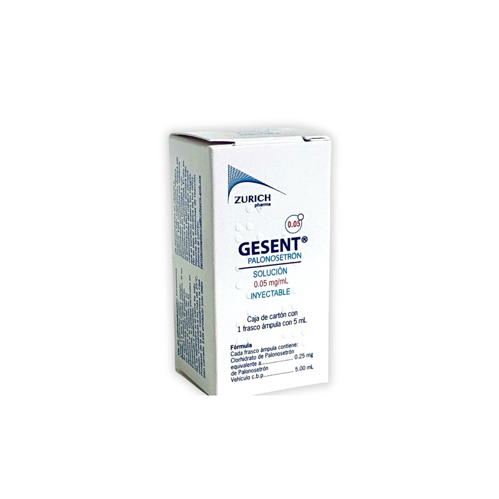 PALONOSETRON SOL INY 0.25 MG/5 ML GESENT LAB ZURICH PHARMA