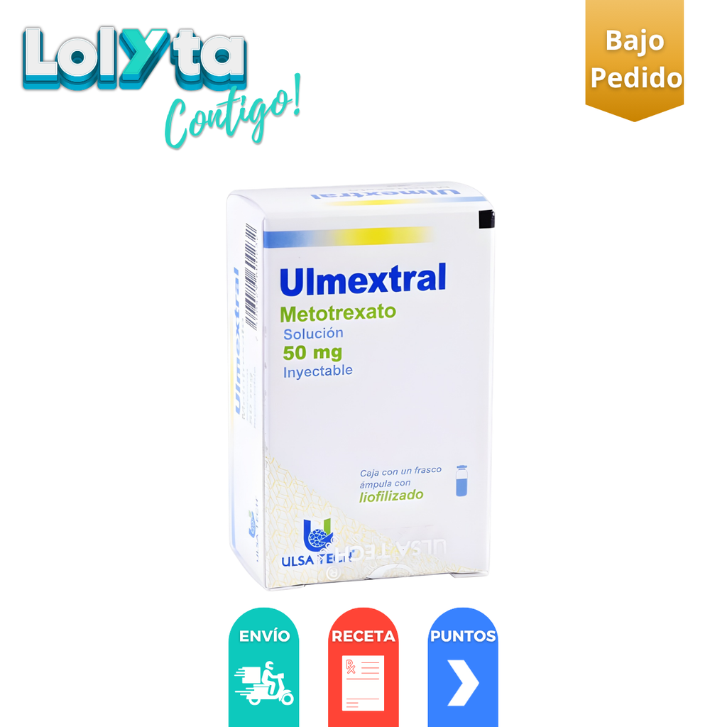 [4825] METOTREXATO SOL INY 50 MG ULMEXTRAL LAB ULSA TECH