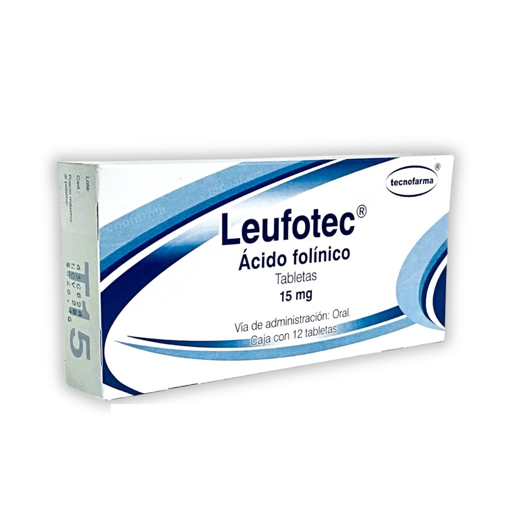ACIDO FOLINICO 15 MG C/12 TAB LEUFOTEC LAB TECNOFARMA