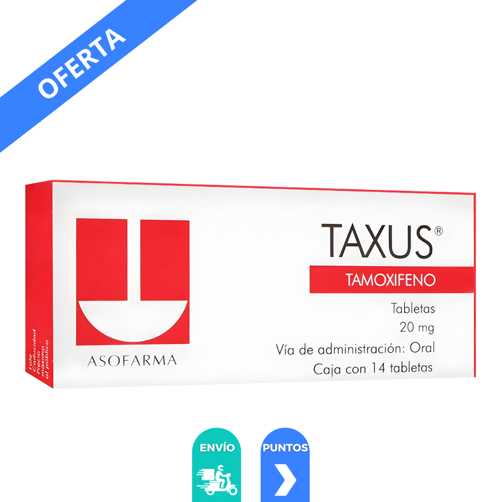 TAXUS 20 MG C/14 TAB TAMOXIFENO LAB ASOFARMA