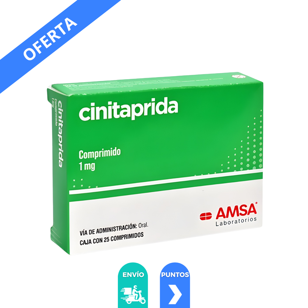 [4828] CINITAPRIDA 1 MG C/25 COMPRIMIDOS LAB AMSA