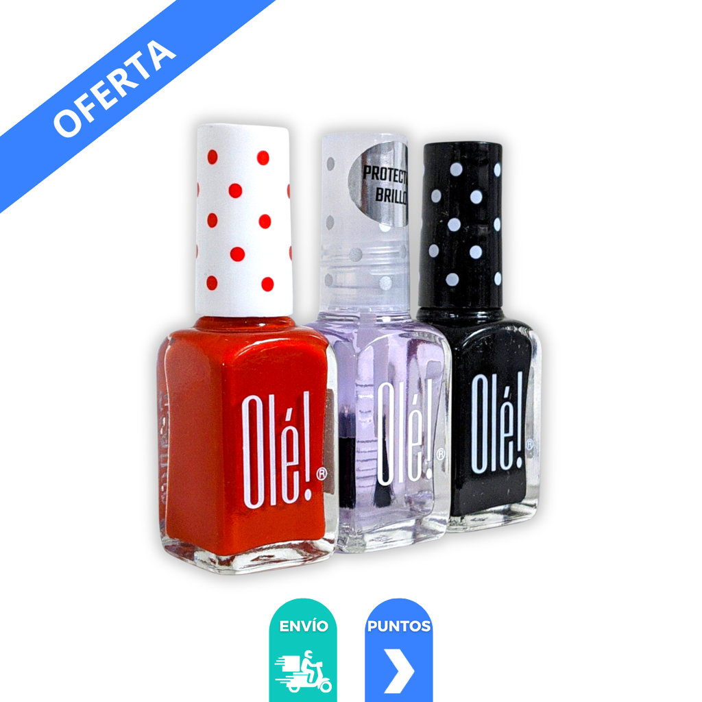 ESMALTE PARA UÑAS 13 ML COLOR VARIADO OLE