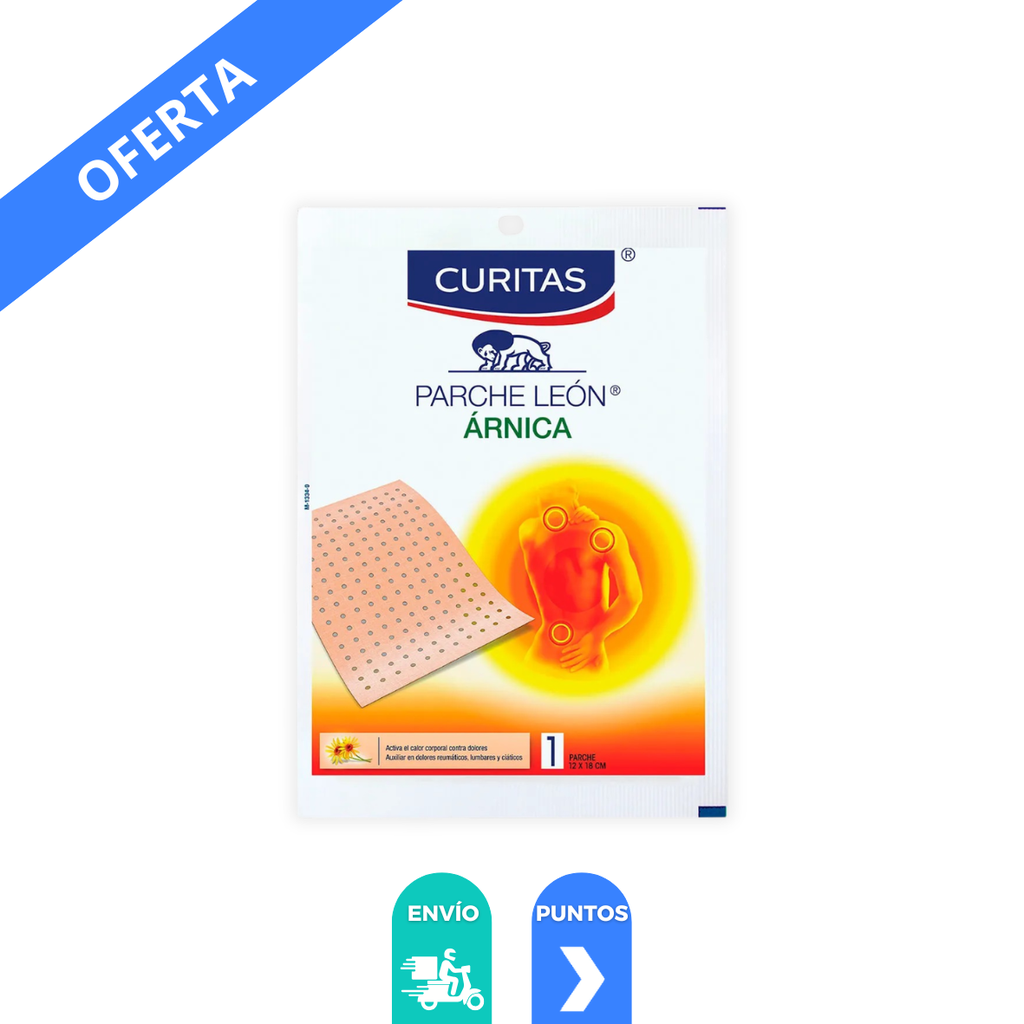 [4844] PARCHE LEON ARNICA CURITAS LAB BEIERSDORF