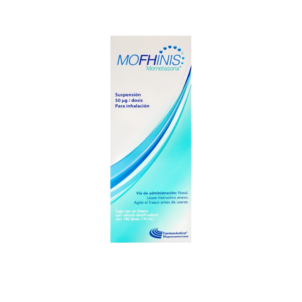 MOMETASONA SUSP P/INHALACION 0.05% C/18 ML MOFHINIS LAB FARMACEUTICA HISPANOAMERICANA