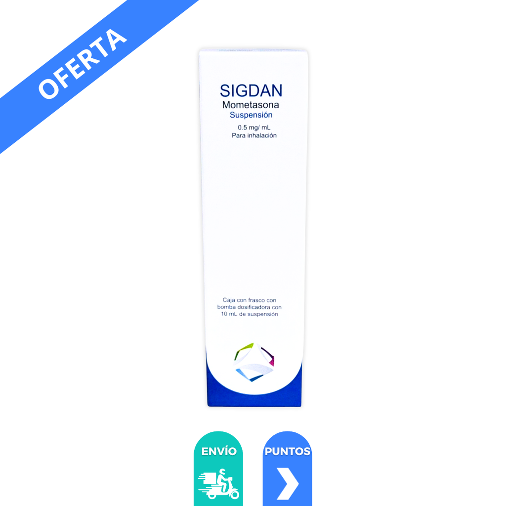 MOMETASONA SUSP P/INHALACION 0.05% C/10 ML SIGDAN (0.5 MG/ML) LAB DANKEL
