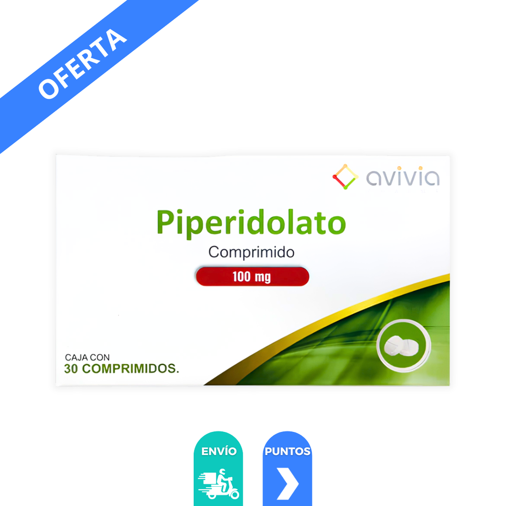 PIPERIDOLATO 100 MG C/30 COMPRIMIDOS LAB AVIVIA
