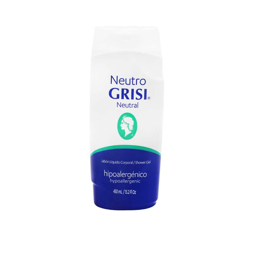 JABON LIQUIDO CORPORAL NEUTRO HIPOALERGENICO C/450 ML GRISI