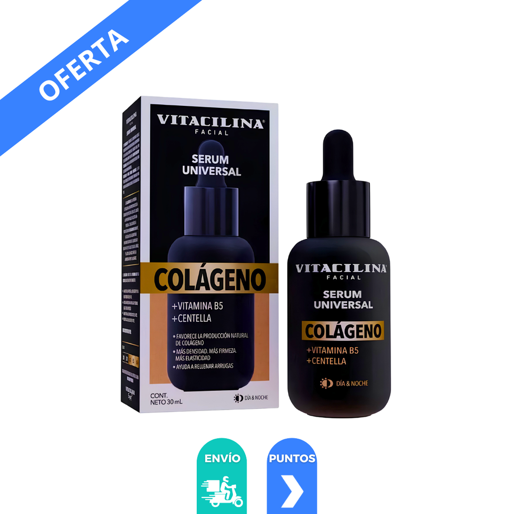 [4867] VITACILINA FACIAL SERUM UNIVERSAL C/30 ML COLAGENO VITAMINA B5 CENTELLA LAB KSK