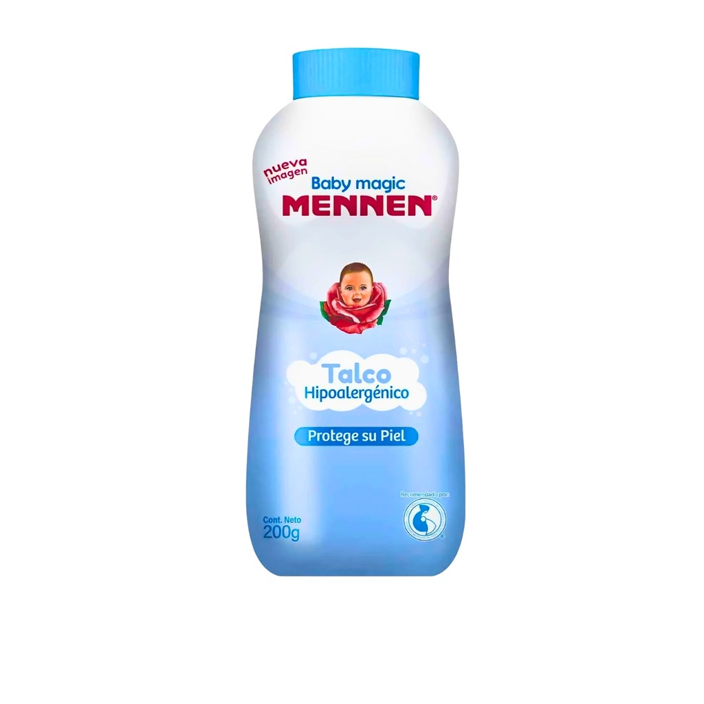 TALCO PARA BEBE HIPOALERGENICO MENNEN C/200 G AZUL PALMOLIVE