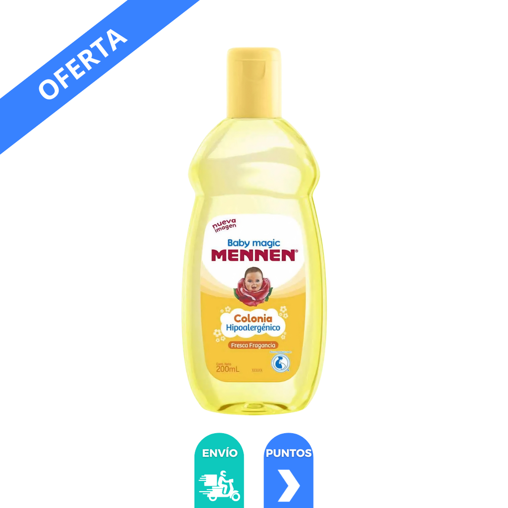 COLONIA HIPOALERGENICA MENNEN 200 ML FRESCA FRAGANCIA PALMOLIVE