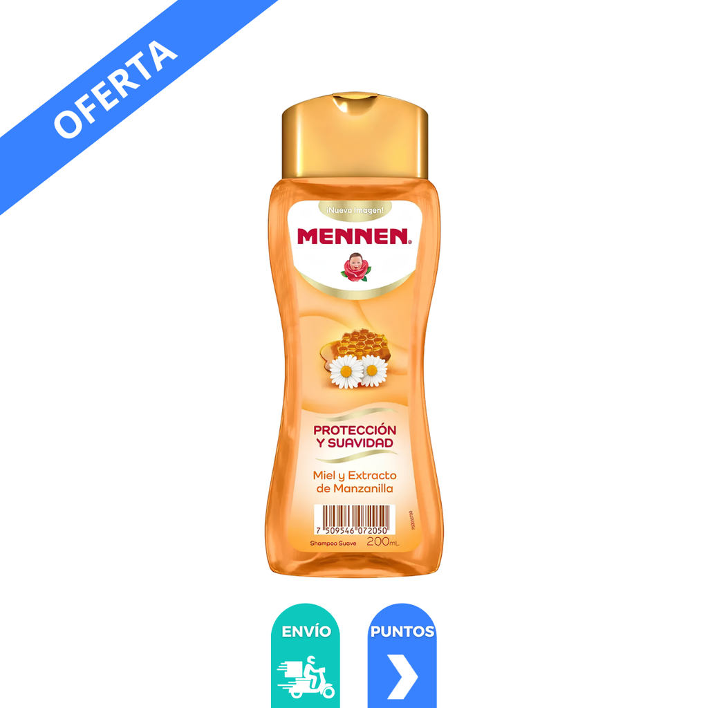 SHAMPOO SUAVE MENNEN 200 ML MIEL MANZANILLA PALMOLIVE