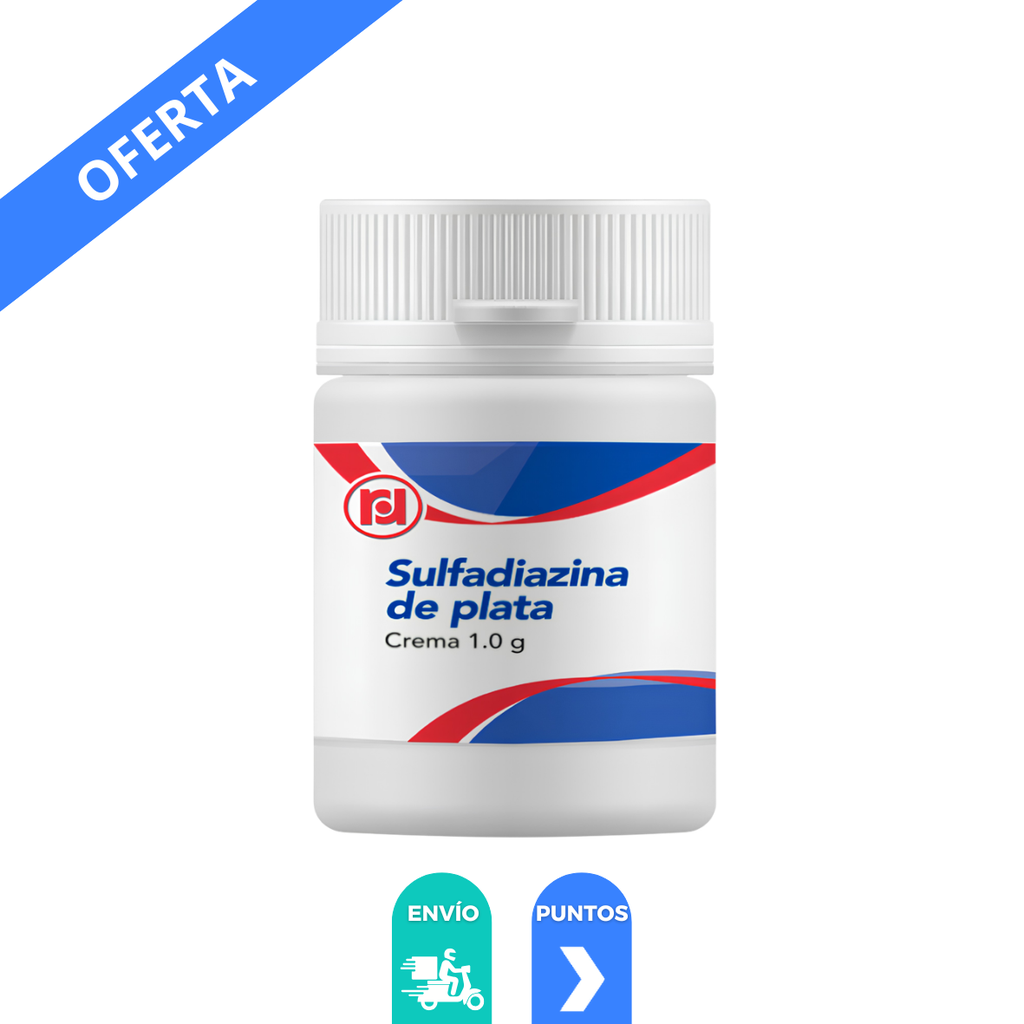 [4589] SULFADIAZINA DE PLATA CREMA 1% TARRO C/30 G LAB RANDALL