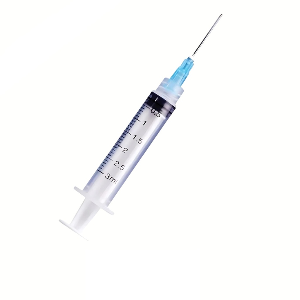 JERINGA 3 ML 23 G X 25 MM C/A PIEZA AZUL SENSIMEDICAL