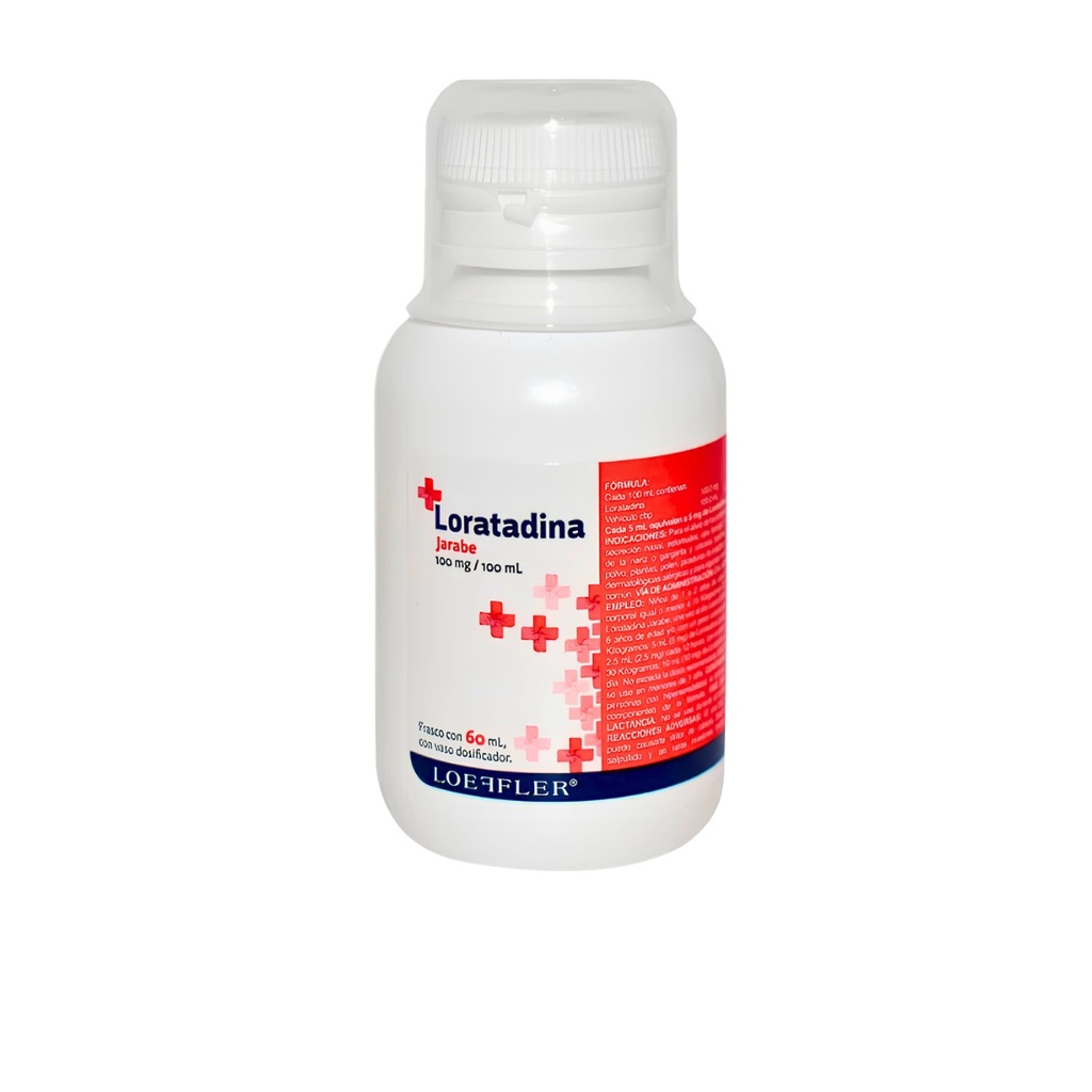 LORATADINA SOL ORAL 100 MG/100 ML FCO C/60 ML LAB LOEFLER