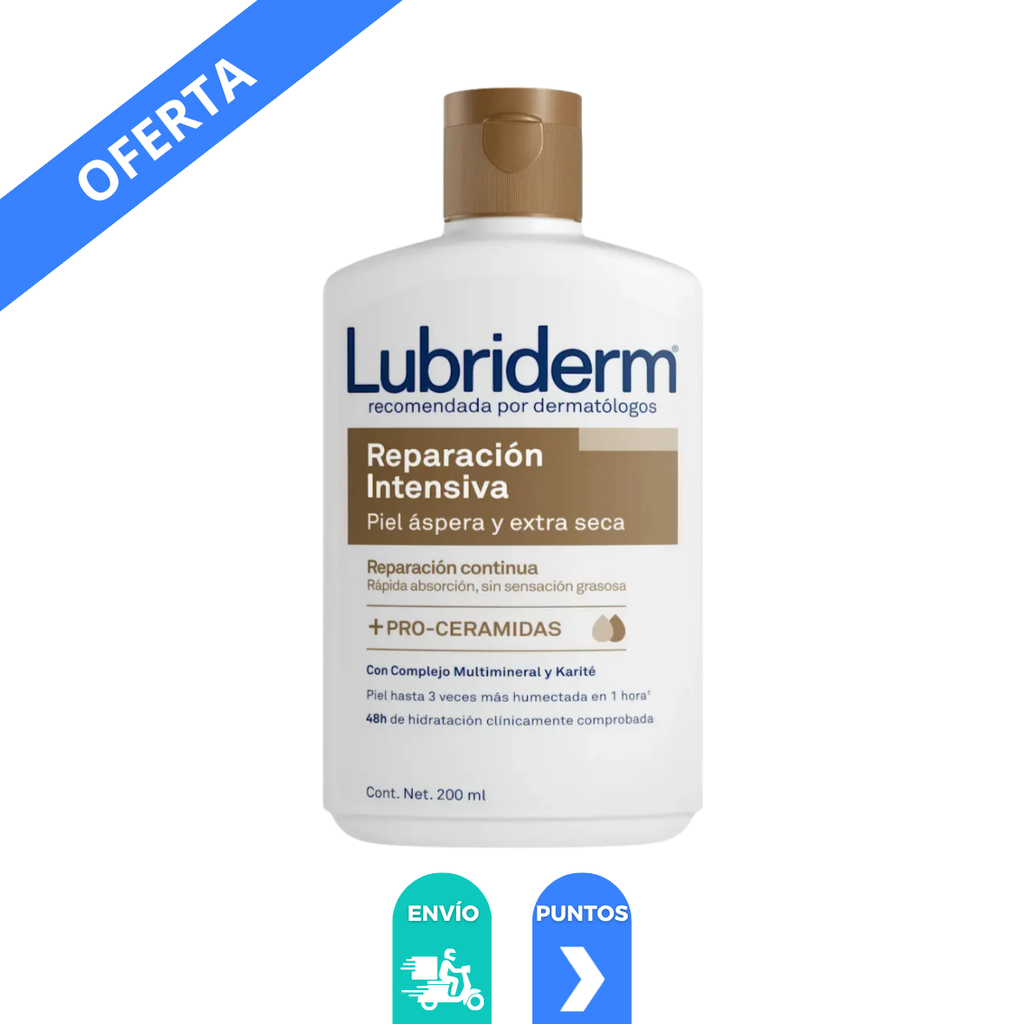 [4892] CREMA LUBRIDERM REPARACION INTENSIVA 200 ML PIEL ASPERA Y/O EXTRA SECA JOHNSON & JOHNSON