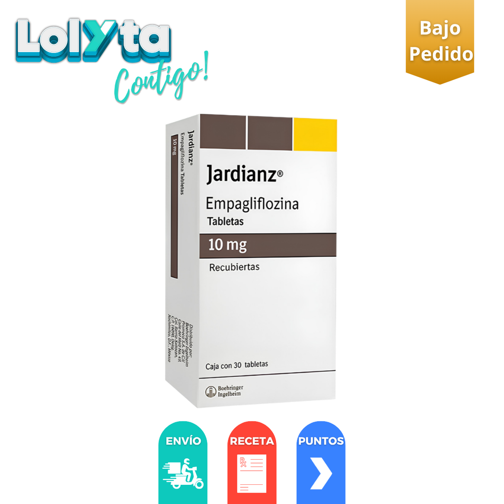 JARDIANZ 10 MG C/30 TAB EMPAGLIFLOZINA LAB BOEHRINGER