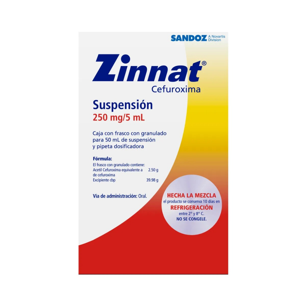 [4907] ZINNAT SUSPENSION 250 MG/ML CEFUROXIMA LAB SANDOZ