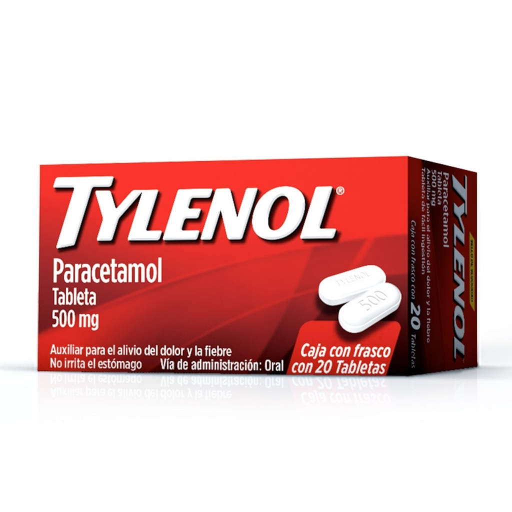 TYLENOL 500 MG C/20 TAB PARACETAMOL LAB JANSSEN-CILAG