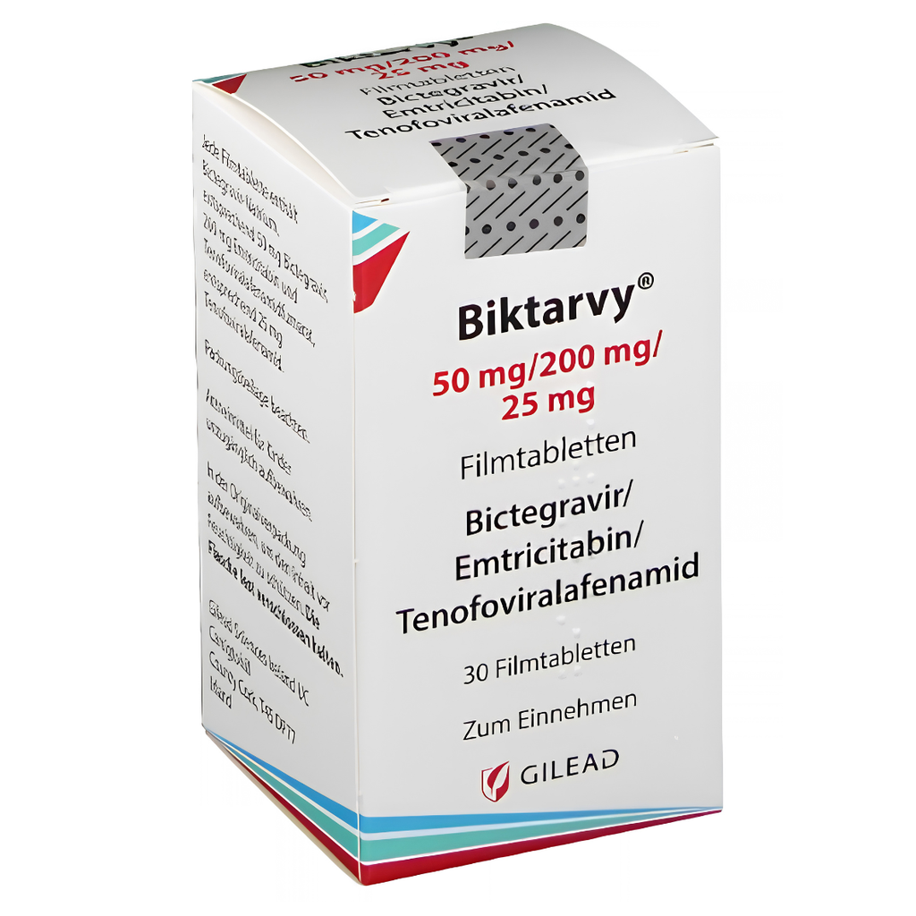 [4918] BIKTARVY 50/200/25 MG BICTEGRAVIR EMTRICITABIN TENOFOVIRALAFENAMID C/30 TAB LAB GILEAD