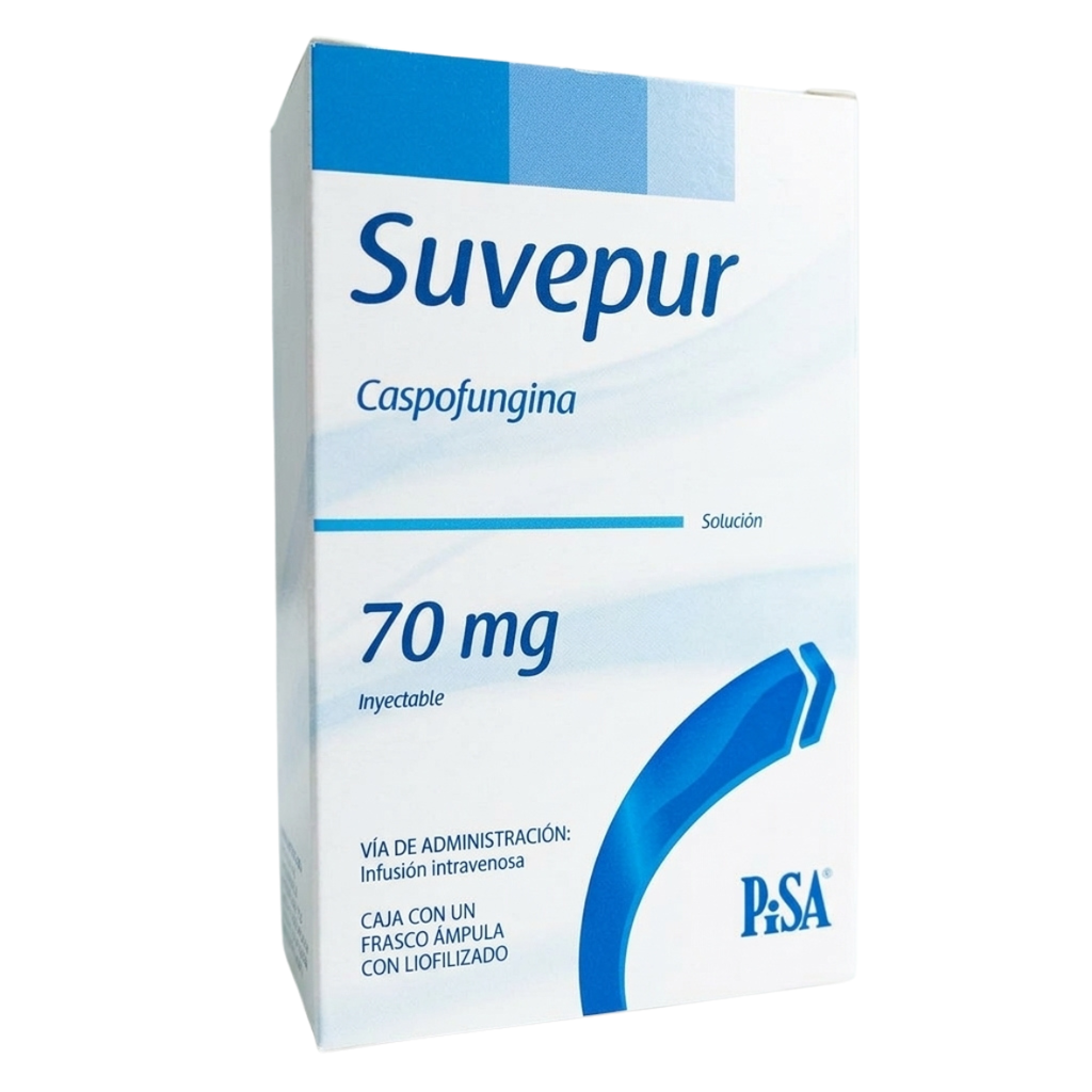 [4922] CASPOFUNGINA SOL INY 70 MG SUVEPUR LAB PISA (RF)