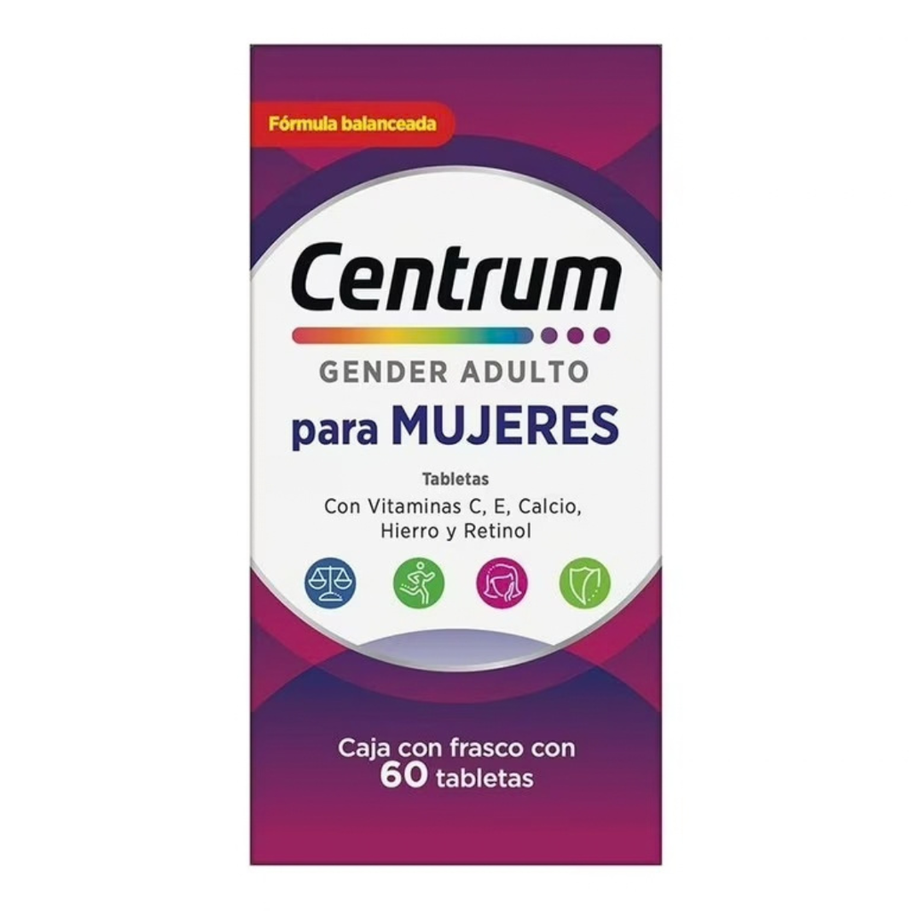 [4921] CENTRUM GENDER + 50 MUJERES C/60 TAB LAB GSK