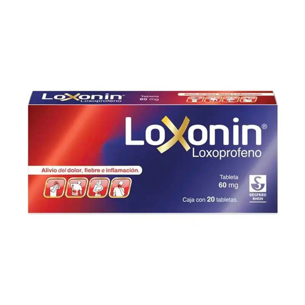 [4925] LOXONIN 60 MG C/20 TAB LOXOPROFENO LAB SIEGFRIED RHEIN