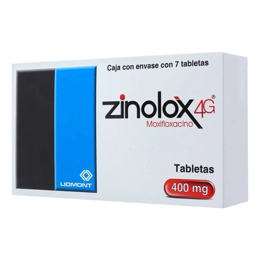 [2817] ZINOLOX 400 MG C/7 TAB MOXIFLOXACINO LAB LIOMONT