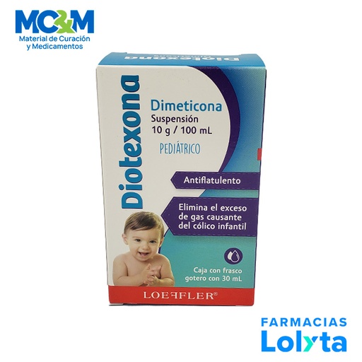 [1966] DIMETICONA SUSPENSION 10 G/100 ML FCO GOTERO C/30 ML DIOTEXONA PEDIATRICA LAB LOEFFLER