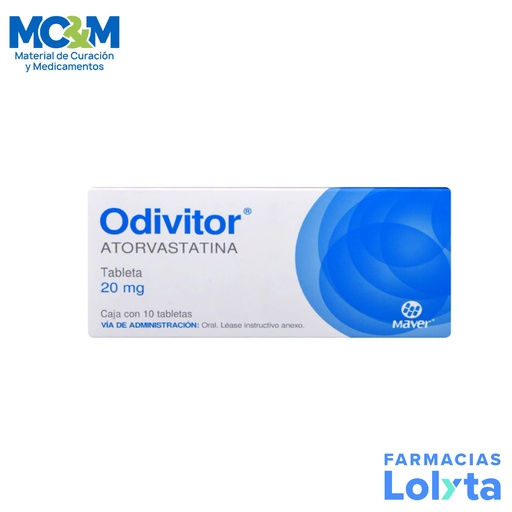 [101] ATORVASTATINA 20 MG C/10 TAB MEDIGEN LAB MAVER