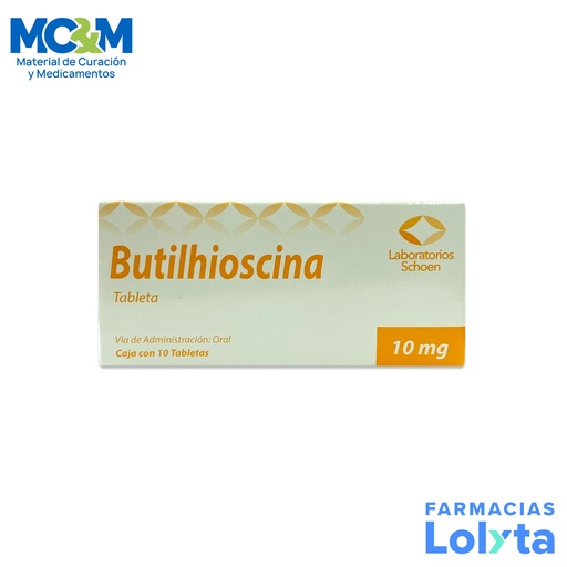[157] BUTILHIOSCINA 10 MG C/10 TAB LAB SCHOEN