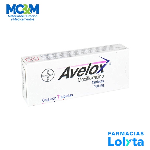 [249] AVELOX 400MG C/7 TAB MOXIFLOXACINO LAB BAYER